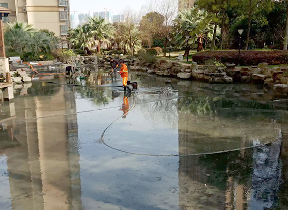 黑龙江景观池淤泥清理