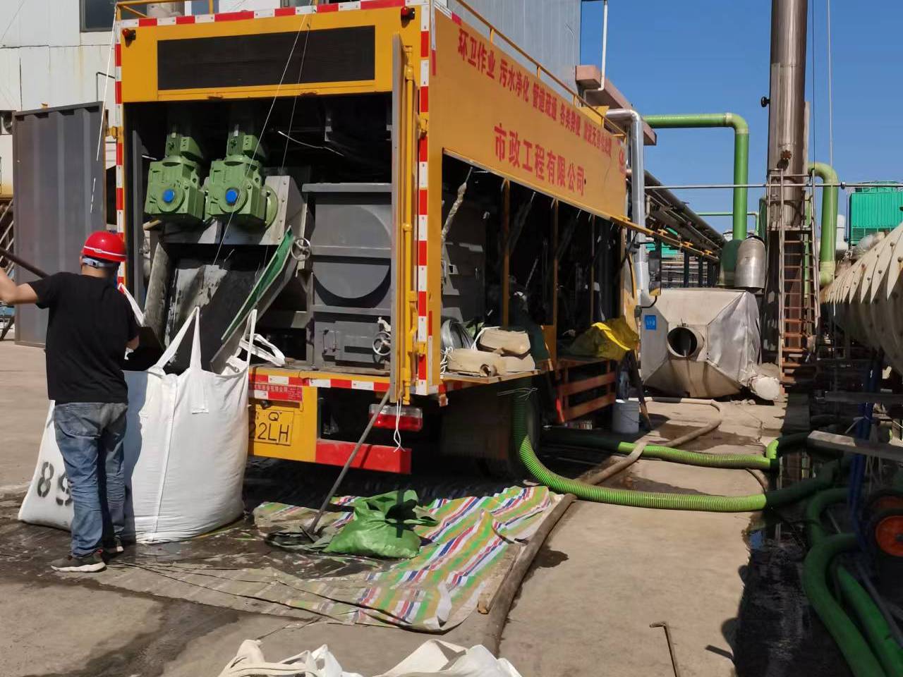 黑龙江淤泥压干处理